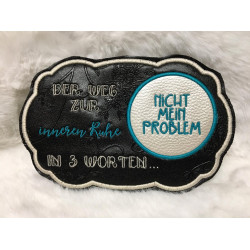 Stickdatei ITH - MugRug Girls "Der Weg zur inneren Ruhe"